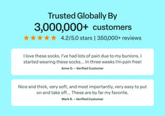 Bunion Relief Socks - White