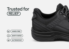 Slate Hands-Free Work Shoes - Black